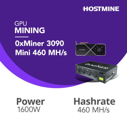 0xMiner 3090 Mini 460 MH/s 28