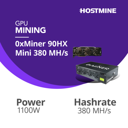 0xMiner 90HX Mini 380 MH/s 24