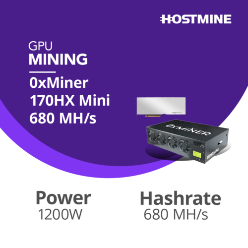 0xMiner 170HX Mini 680 MH/s 14